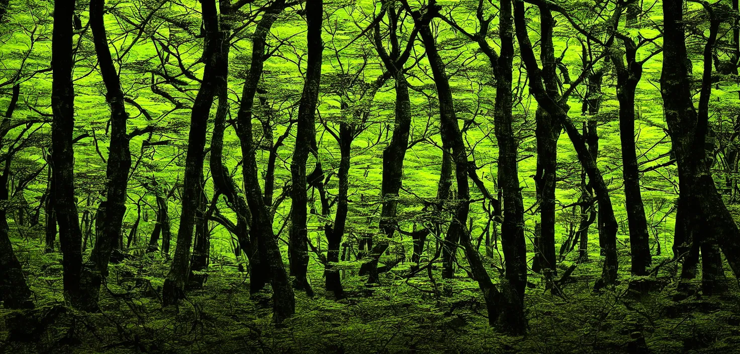 Image similar to dark forest by hattori naoto