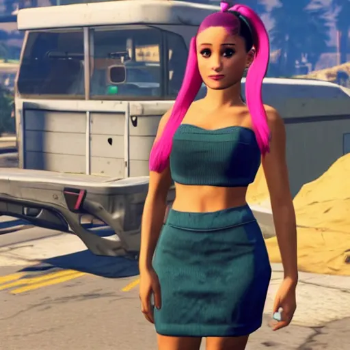 Image similar to Ariana Grande in GTA 5