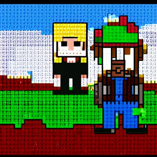Image similar to breaking bad Nintendo game, 8bit