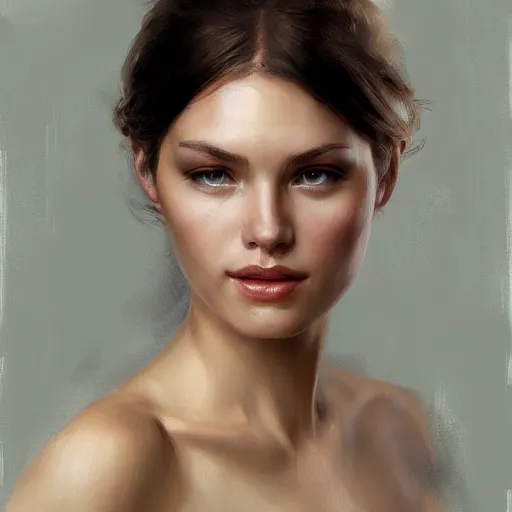 Image similar to ultra realistic portrait of a beautiful woman, intricate, elegant, highly detailed, digital painting, artstation, concept art, smooth, sharp focus, illustration, by gil elvgen, greg manchess, mucha