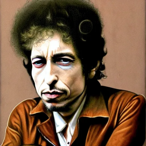 Image similar to a 1 9 7 0 s photograph portrait of bob dylan while wearing a brown suit, 1 9 7 0 s, 7 0 s, realistic, hyperrealistic, 8 k resolution, hd quality, very detailed, highly detailed, intricate details, real life, real world, trending on artstation, 7 0 s photo