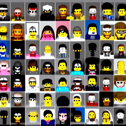 theghostly 3 6 5, lego avatar, lego character, roblox, Stable Diffusion