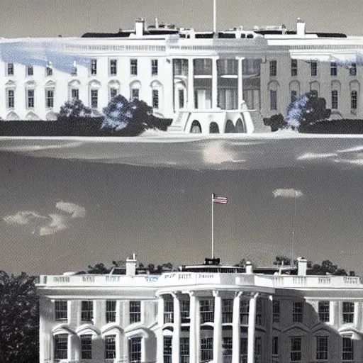 Prompt: Opening of the United States White House Two Deluxe 5 Story Palace God Bless America Fireworks Patriotism 2022