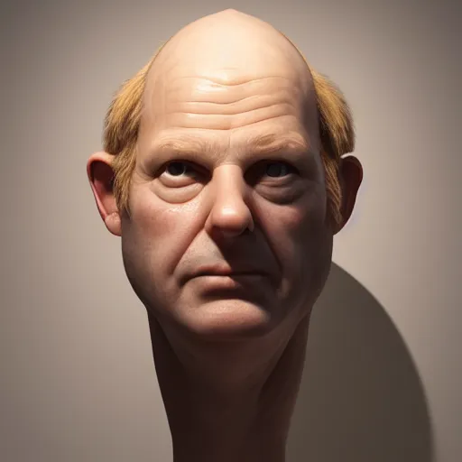 Prompt: a portrait a very ordinary person, Ron Mueck, Duane Hanson, George Segal, 3d sculpture, blank background, anatomically correct, beautiful perfect face, sharp focus, Highly Detailed, Cinematic Lighting, octane render, volumetric lighting, post-production, 8k, HD