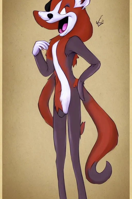 Image similar to an anthropomorphic fox, fursona!!! by don bluth, by kawacy, trending on artstation, full body