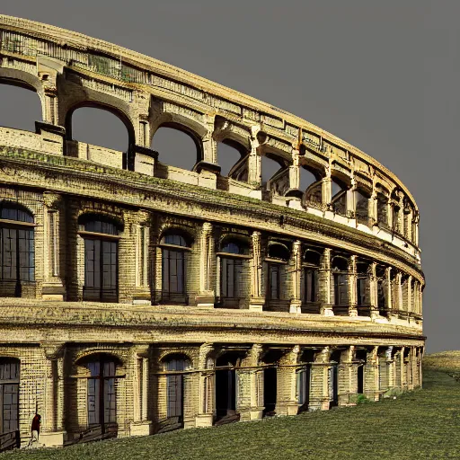 Image similar to ancient Roman structure, photorealistic