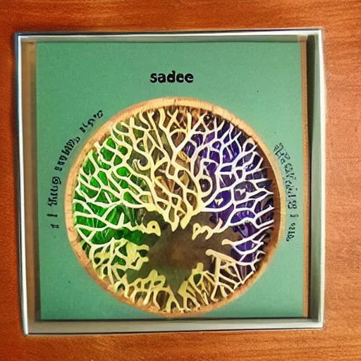 Image similar to photo of an intricately detailed representation of a accurate tree of life. Colored wax.