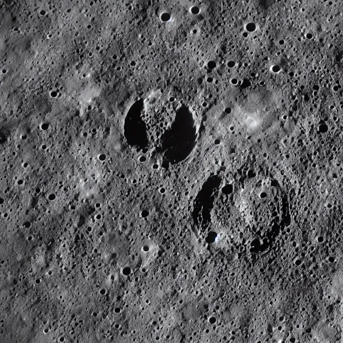 Prompt: wide angle view of the moon with punisher symbol embossed in the lunar surface