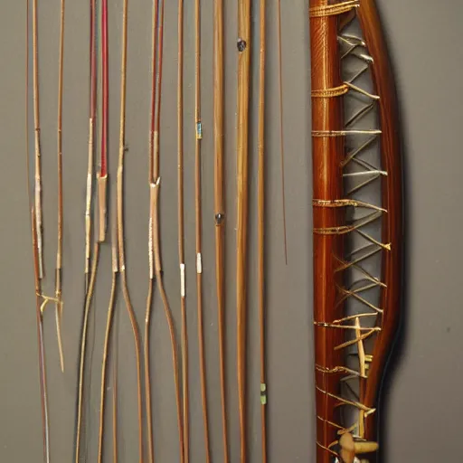 Image similar to portrait of a strung longbow