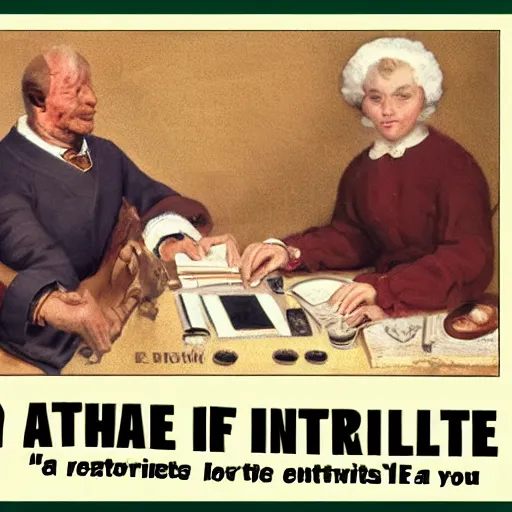 Image similar to a portrait of internet comment etiquette