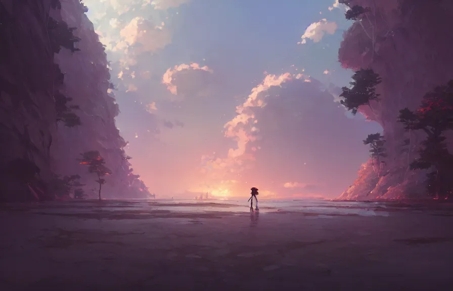 Image similar to makoto shinkai concept art of the spork polyp dimension, key visual, ambient lighting, highly detailed, digital painting, artstation, concept art, sharp focus, by makoto shinkai and akihiko yoshida and hidari and wlop and greg rutkowski