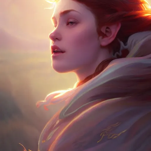 Image similar to aurora, child of light, highly detailed, digital painting, artstation, concept art, smooth, sharp focus, illustration, Unreal Engine 5, 8K, art by artgerm and greg rutkowski and alphonse mucha