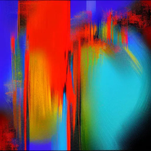 Image similar to a abstract painting of artificial intelligence, digital art,