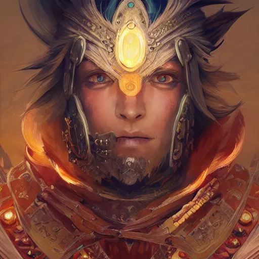 Prompt: a detailed portrait of warrior of final fantasy, by victo ngai and justin gerard, digital art, realistic painting, very detailed, sharp focus, fantasy, dnd, character design, trending on artstation