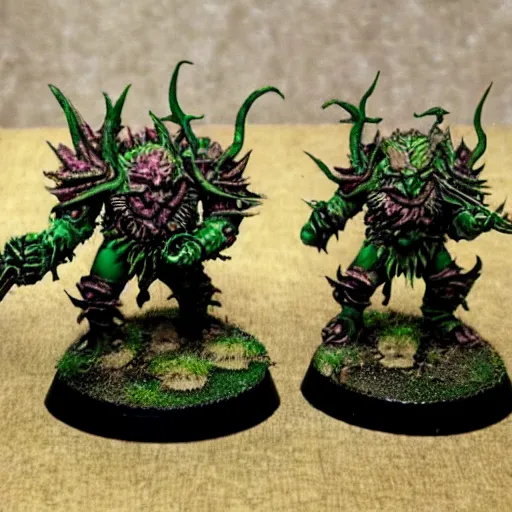 Prompt: nurgle chaos demons