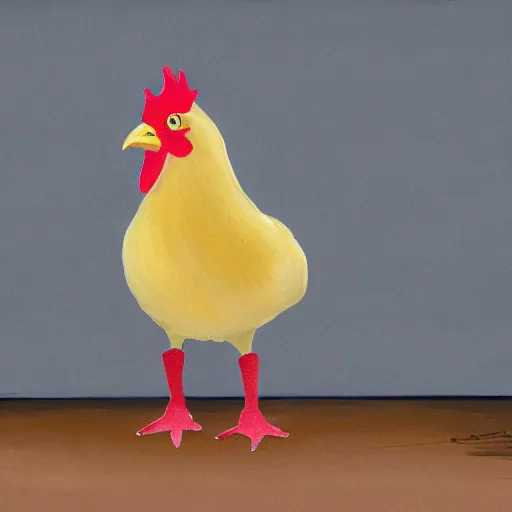 Image similar to a high quality photo of a chicken wearing a suit, 8k, Greg Rutkowsky