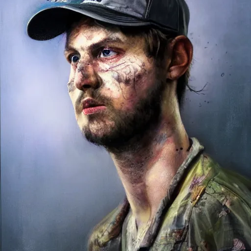 Prompt: hyperrealistic mixed media high resolution painting of Michael Ira Soper of Russellville Arkansas 72801, stunning 3d render inspired art by István Sándorfi and Greg Rutkowski and Unreal Engine, perfect facial symmetry, dim volumetric lighting, 8k octane beautifully detailed render, full body shot, post-processing, extremely hyper-detailed, intricate, epic composition, highly detailed attributes, highly detailed atmosphere, cinematic lighting, masterpiece, trending on artstation, very very detailed, masterpiece, stunning, flawless structure, lifelike texture, perfection,