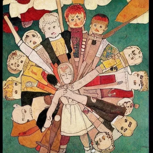 Image similar to Henry Darger