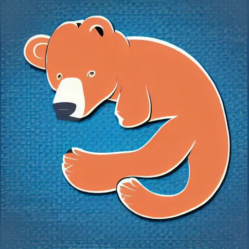 Image similar to sports logo detailed vector bear