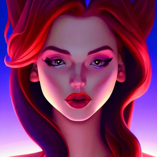 Image similar to a portrait of a beautiful jessica rabbit, art by lois van baarle and loish and ross tran and rossdraws and sam yang and samdoesarts and artgerm and saruei, digital art, highly detailed, intricate, sharp focus, trending on artstation hq, deviantart, unreal engine 5, 4 k uhd image