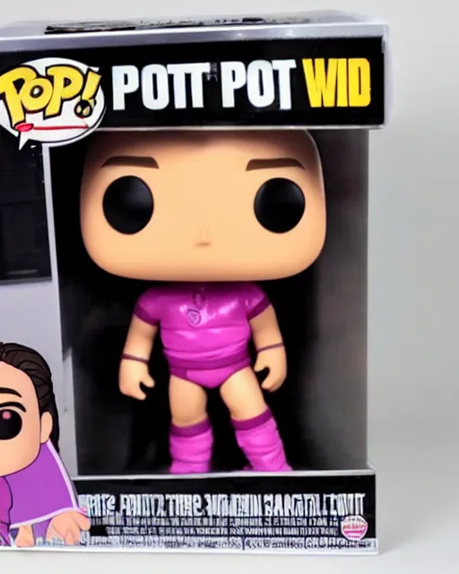Image similar to Bret Hart Funko Pop. Photographic, photography