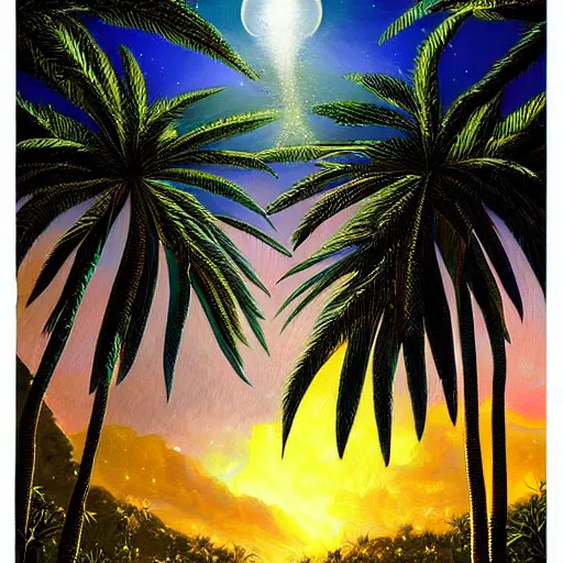 Prompt: a ultradetailed beautiful painting of el dourado, amazonas by aulo maiskiankski, major arcana mason sparkles sky, and dougherty patrick, trending on artstation, mediterranean, palm trees, light sparkles, major arcana sky, sharp focus, soft light