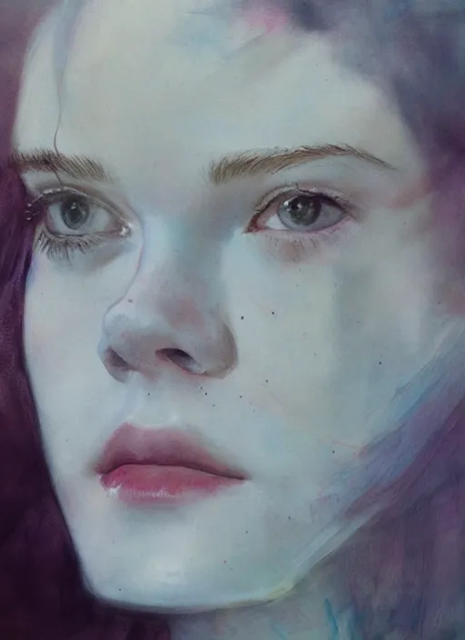 Image similar to elle fanning by agnes cecile