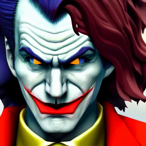 Prompt: Phoenix Wright as the Joker, highly detailed, trending on artstation, Unreal Engine 4K