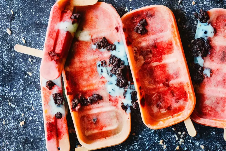 Prompt: dslr food photograph of ground beef popsicles, 8 5 mm f 1. 8