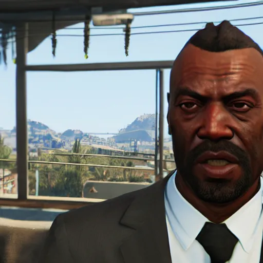 Image similar to high the pain harold in gta 5, unreal engine 5 detail, by gta 5