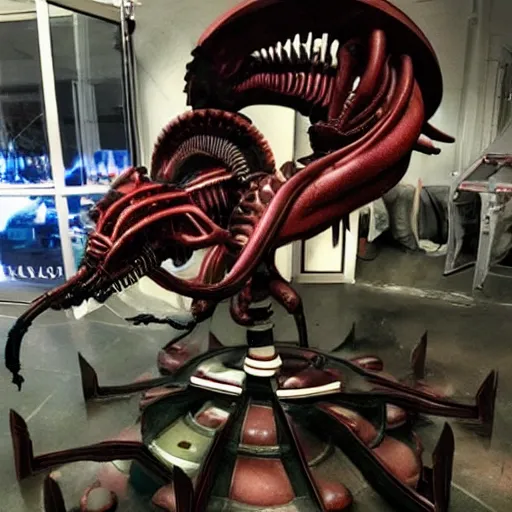 Image similar to the xenomorph merry-go-round