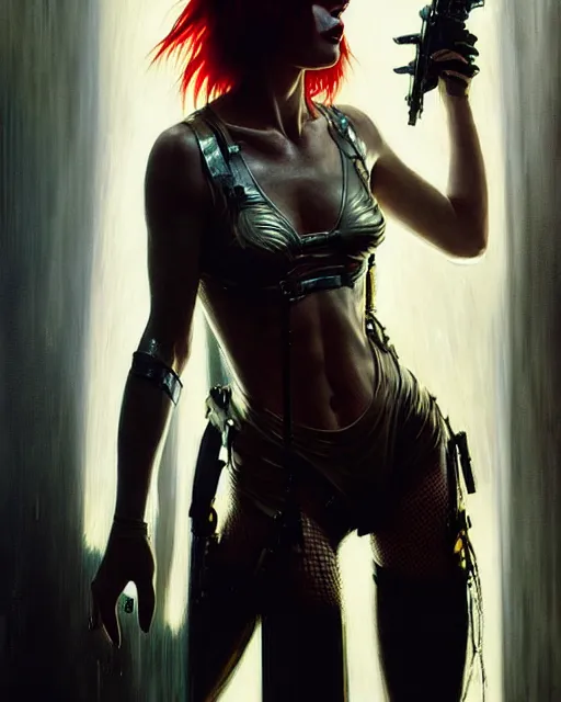 Prompt: a portrait of milla jovovich as leeloo fantasy character portrait, ultra realistic, cinematic, concept art, wide angle, intricate details, hologram, highly detailed by greg rutkowski, aaron horkey, gaston bussiere, craig mullins, simon bisley, arthur rackham