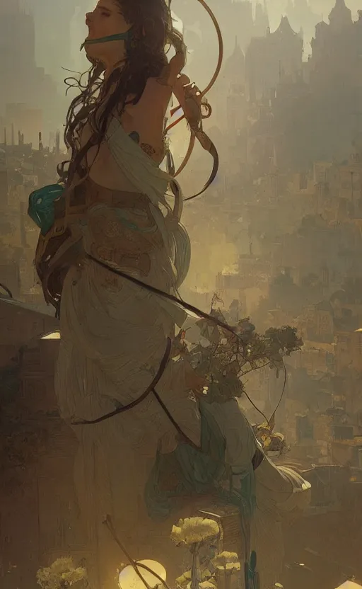 Image similar to an israeli, highly detailed, digital painting, artstation, concept art, sharp focus, illustration, art by greg rutkowski and alphonse mucha