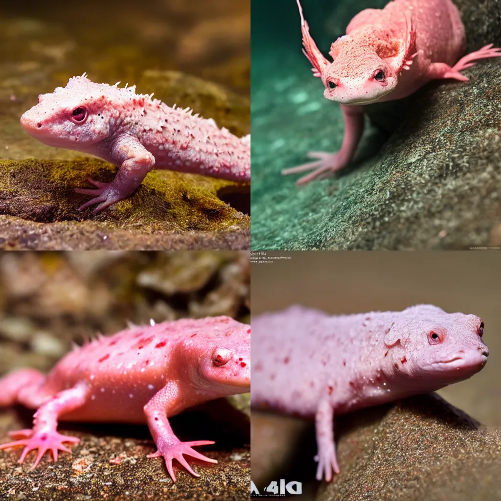 Prompt: an axolotl posing for the picture, happy, elegant, portrait, 4k, national geographic