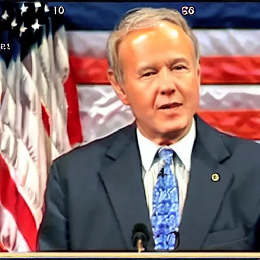 Image similar to Bottlenose dolphin senator, dolphin speaking at Congress, representing Atlantic ocean, C-SPAN footage