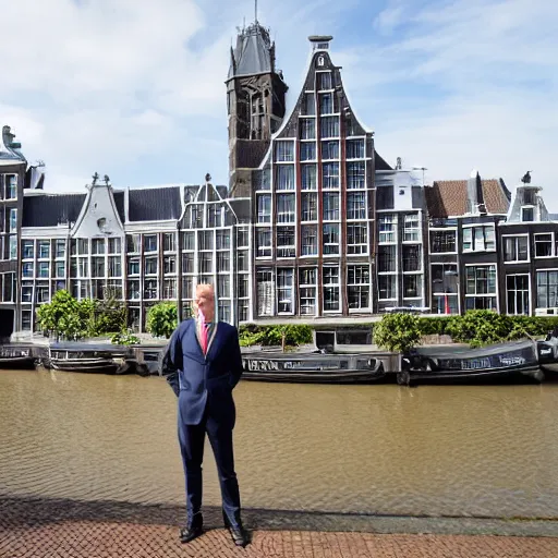 Prompt: a Dutch member of parliament