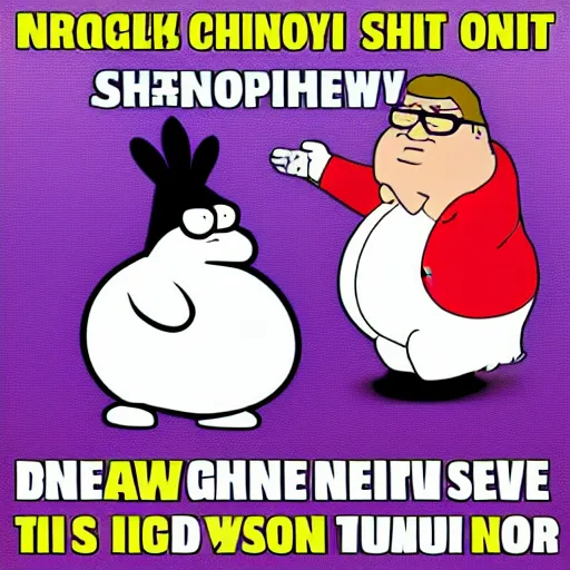 Image similar to big Chungus as Peter Griffin