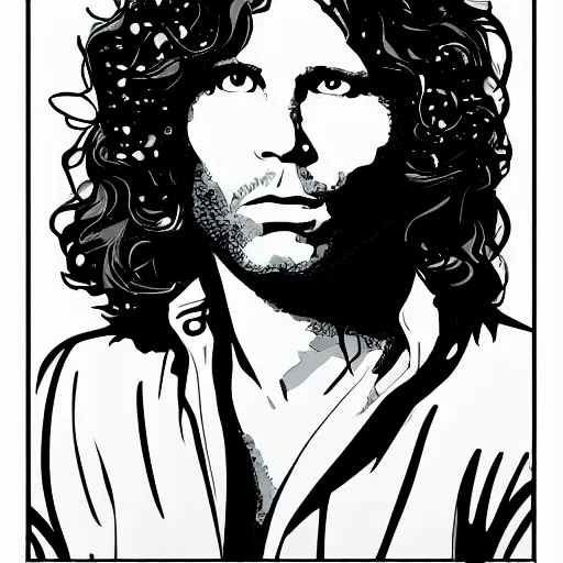 Image similar to Jim Morrison by Jeffrey Smith and Erin Hanson and Chad Knight