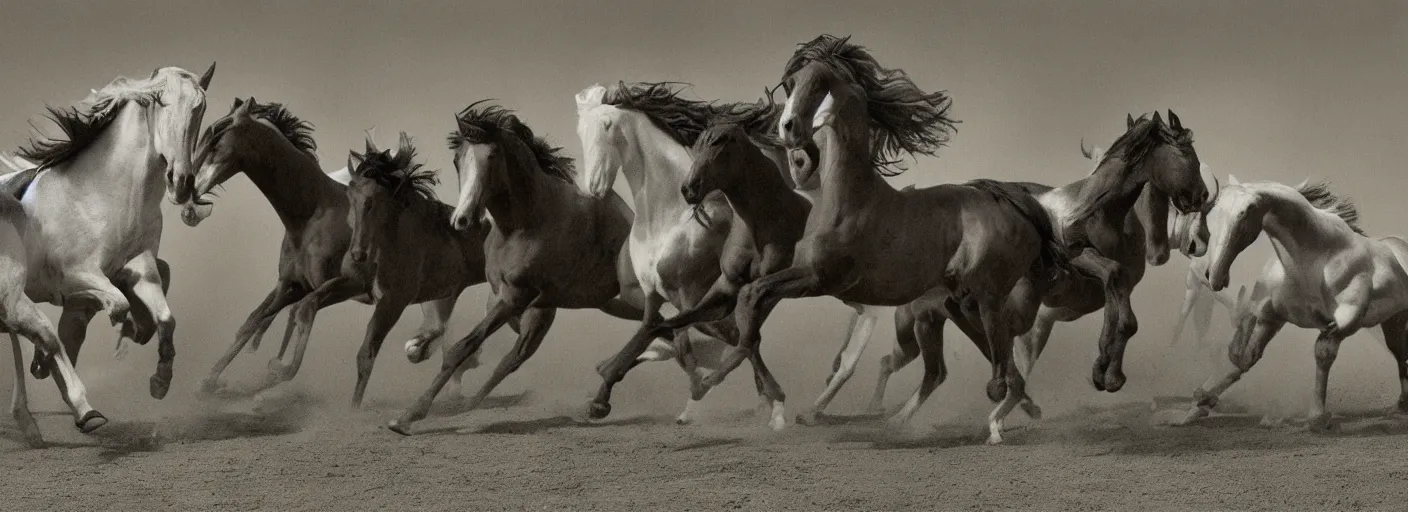 Image similar to horse running by muybridge, chronophotography