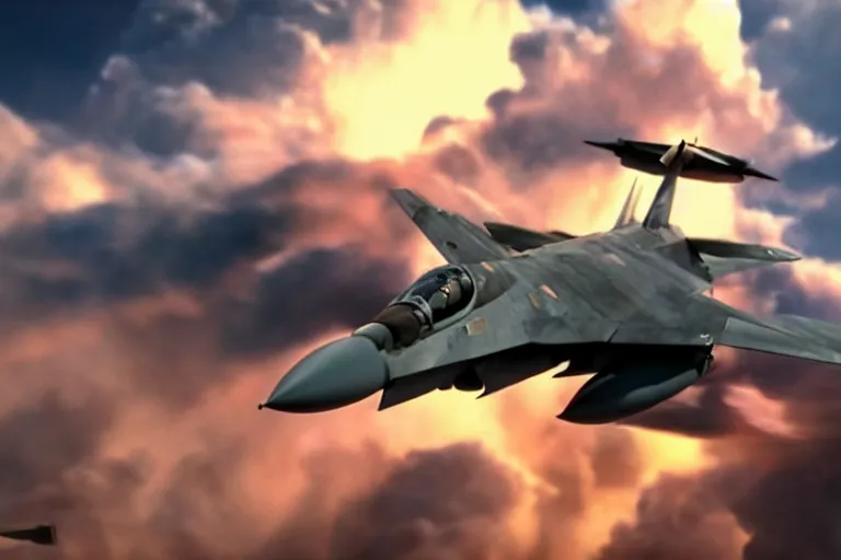 Prompt: a cinematic photograph of a fighter jet hitting sonic boom, beautiful lighting, high depth, ultra realistic, artistic, by zack snyder