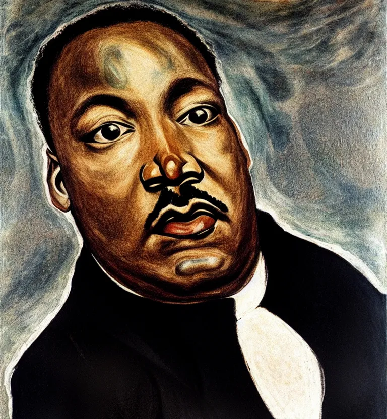 Image similar to martin luther king, jr. by el greco.