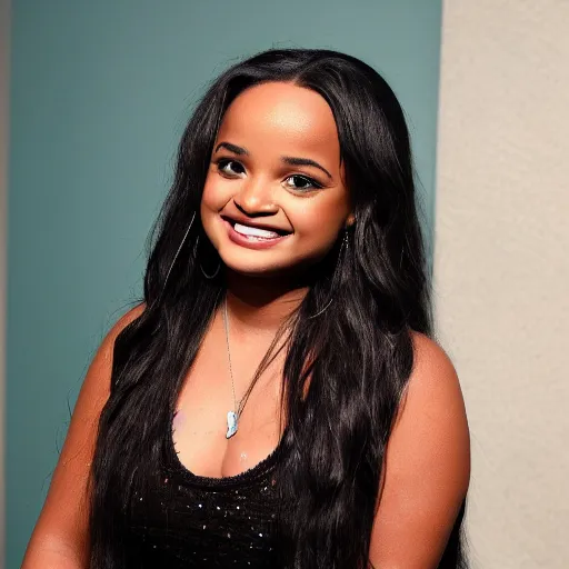 Prompt: kyla pratt singing a song