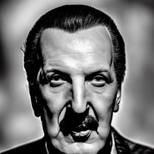 Image similar to dslr photo portrait still of vincent price in new horror movie, 8 5 mm, f 1. 8