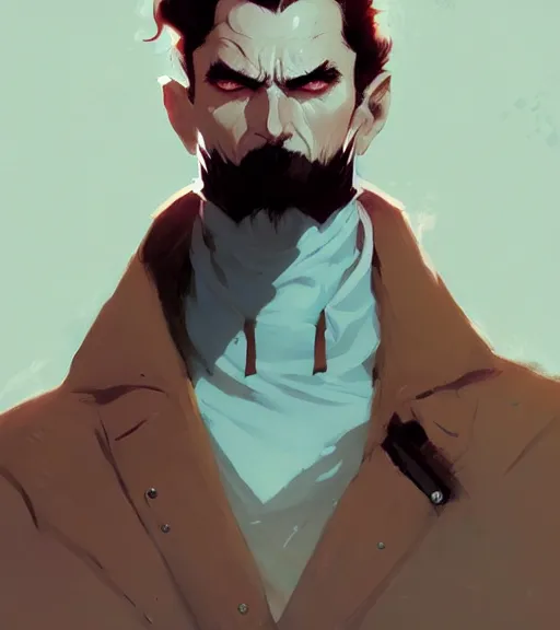 Prompt: portrait of a vampire hunter by atey ghailan, by greg rutkowski, by greg tocchini, by james gilleard, by joe fenton, by kaethe butcher, dynamic lighting, gradient light blue, brown, blonde cream and white color scheme, grunge aesthetic