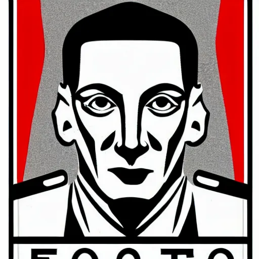 Image similar to esoteric orwellian art, nineteen eighty - four art deco, face, propaganda poster, totalitarian art