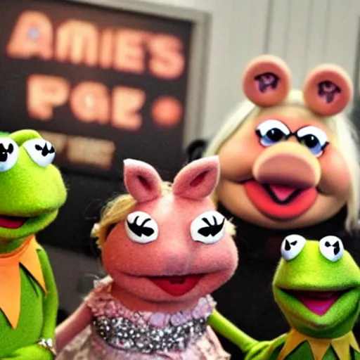 Image similar to Kermit and Miss Piggy babies