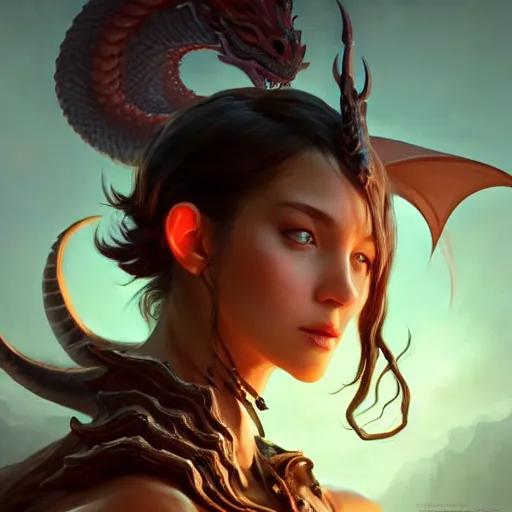 Image similar to Dragon, super highly detailed, professional digital painting, artstation, concept art, smooth, sharp focus, extreme illustration, Unreal Engine 5, Photorealism, HD quality, 8k resolution, cinema 4d, 3D, beautiful, cinematic, art by artgerm and greg rutkowski and alphonse mucha and loish and WLOP