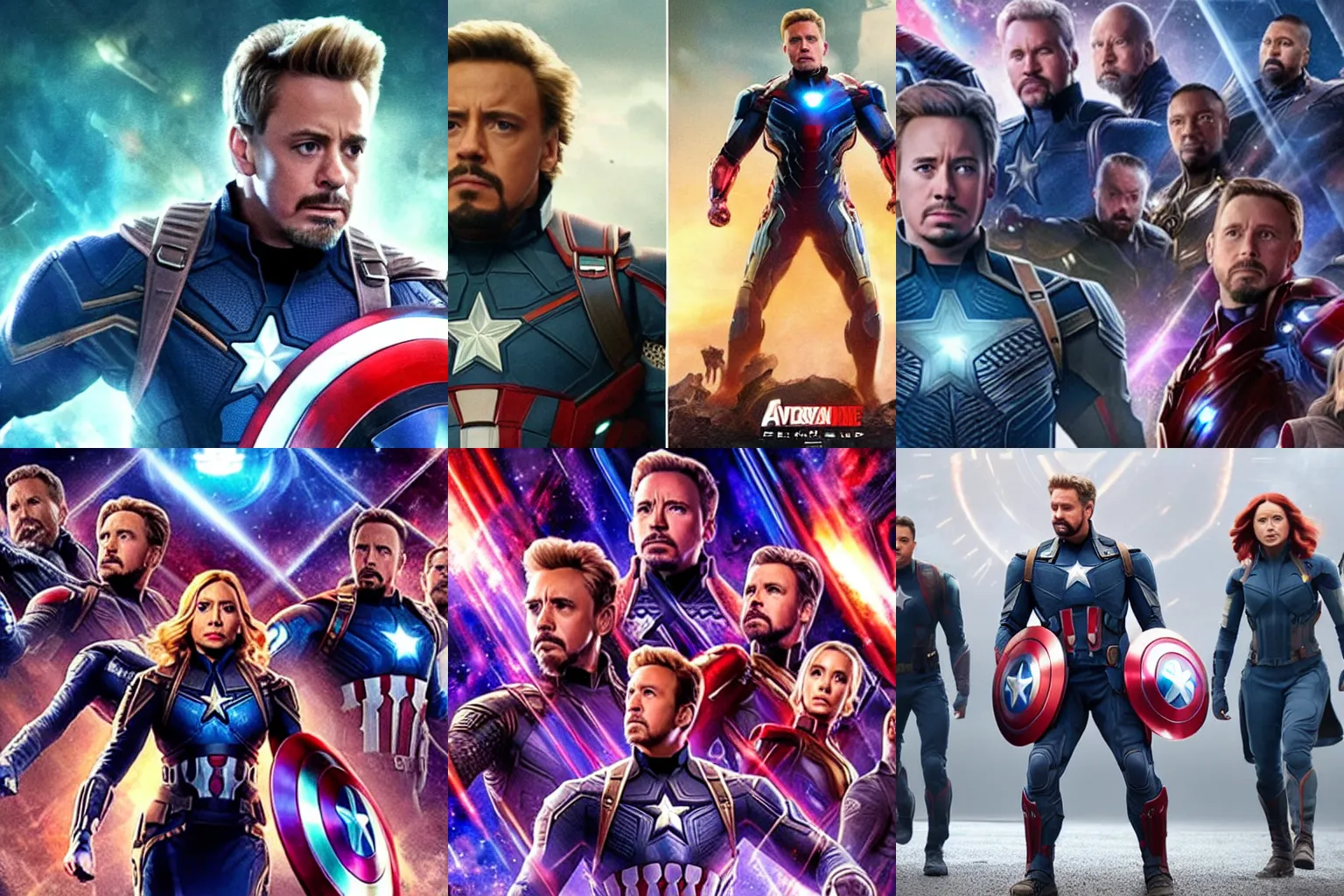 Prompt: among us in avengers Endgame