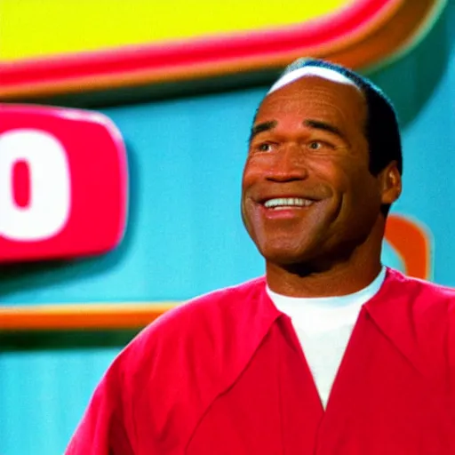 Image similar to oj simpson hosting the price is right