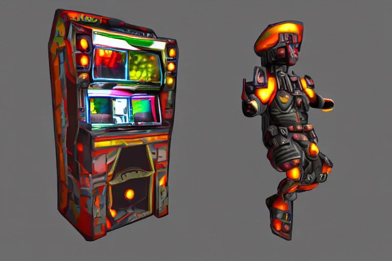 Prompt: Armcannon in the style of a Gaming Computer. 3D Render.